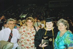 Woodie, Wathalene, Danielle, & Woodena (Danielle's graduation May 2004)